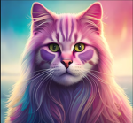 The one and only rainbow cat