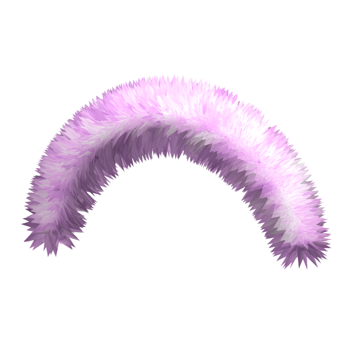 Pastel Purple Y2K Fluffy Cute Fur Headband • DD28