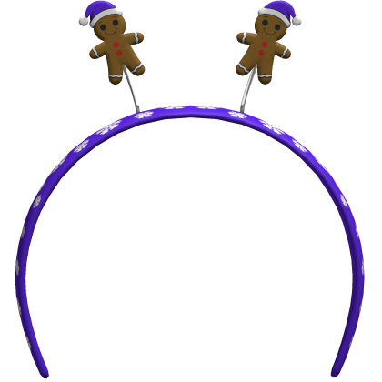 purple christmas headband