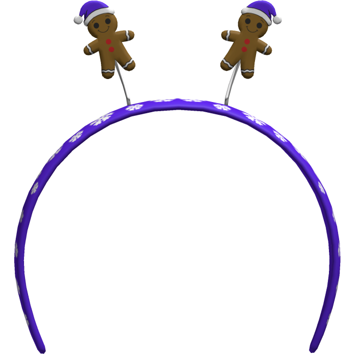 purple christmas headband