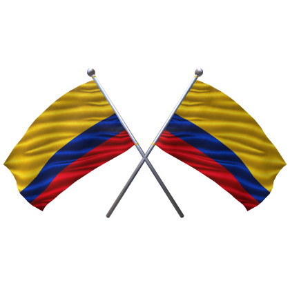 🇨🇴 Colombia Shoulder Double Flag Roblox item