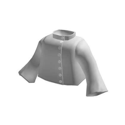 gothic button jacket in grey