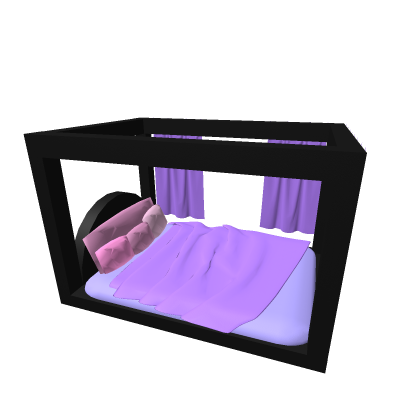 purple bed