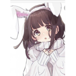 The._.Black and white bunnies<3