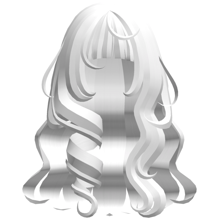 white cute messy wavy long princess hair