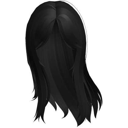 Black Windy & Flowy Anime Roblox item