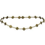 Trendy Cross Necklace (Gold)