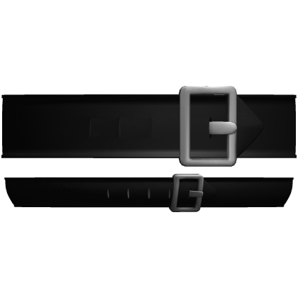 black double leather head belts