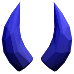 Blue Deluxe Horns