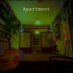 Lonely apartment icon