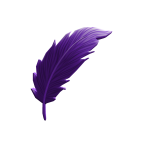 Purple Feather