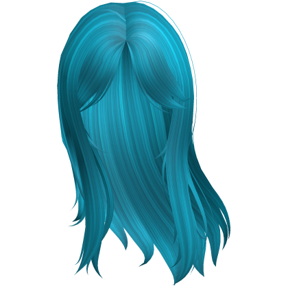 Cyan Windy & Flowy Anime Roblox item