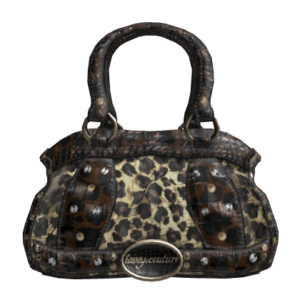 バッグ y2k leopard handbag gimmick 00s archive y2k leopard handbag gimmick 00s archive ショルダーバッグ