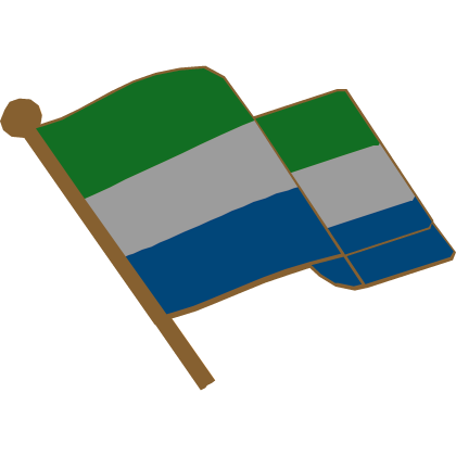 Sierra Leone Flag Lapel Pin