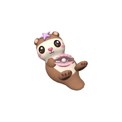 Pearl Clam Sea Otter Shoulder Pal