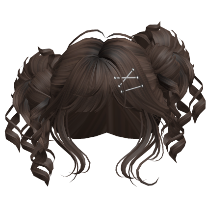 Tilted Elegant Princess Buns (Brown)