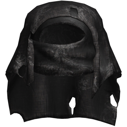 Black Ruined Face Mask & HeadScarf Roblox item