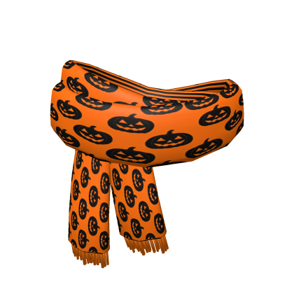 Halloween Pumpkin Spooky Scarf