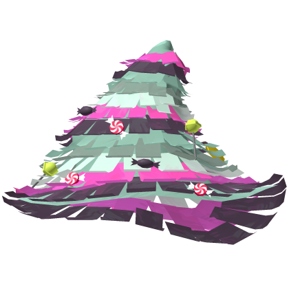 Halloween Candy Witch Hat Green&Purple [Piñata]