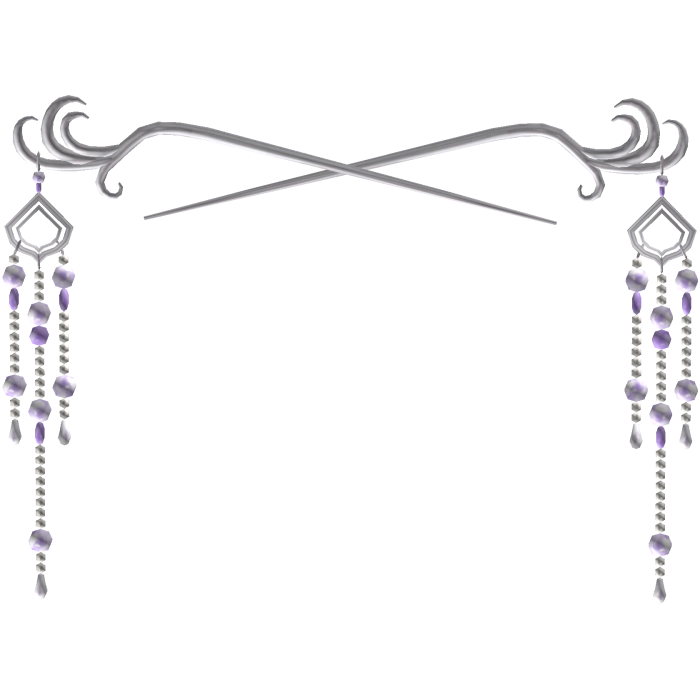 ✧ traditional chinese hairpins in purple