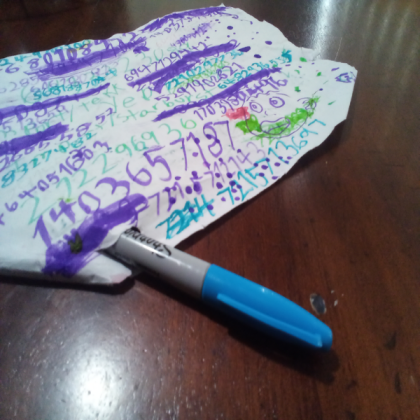 cursed image (paper eating sharpie) Roblox decal