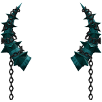 Chained Spiked Horns in Korblox 
