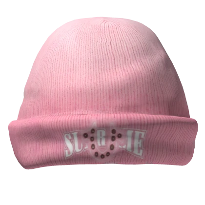 supreme x true religion beanie - pink | Roblox Item - Rolimon's