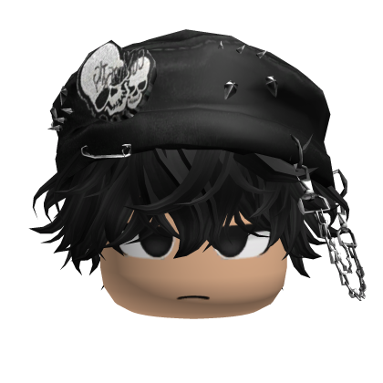 Skull Punk Emo Boy