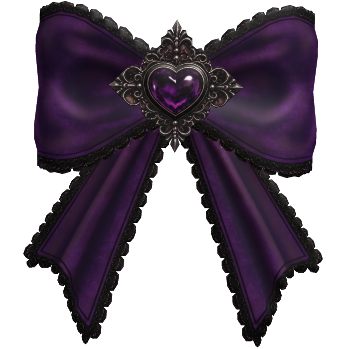 Goth Vampire Hair Bow