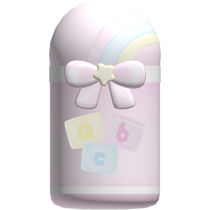 𖹭◞ mi pastel cutie rainbow nursery abcs bottl ◟ ᰔ