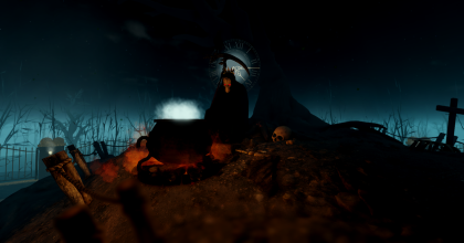 Midnight Graveyard - Horror Map preview 2