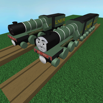 Wooden Railway Flying Scotsman