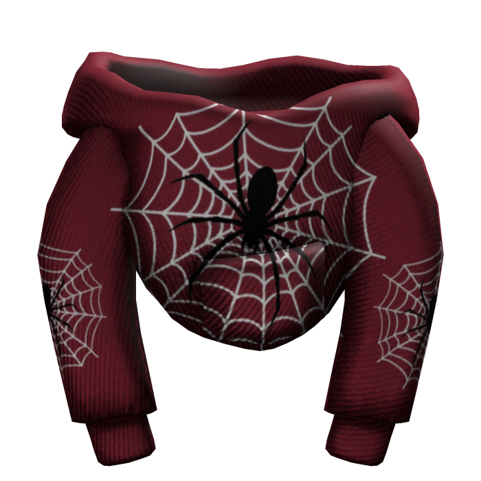 maroon Designer Spider Web female Hoodie