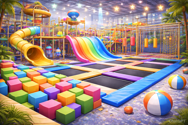 Best Roblox Indoor Playground And Trampoline Park screenshot 1