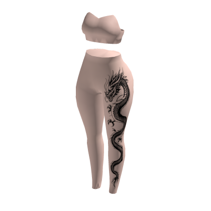 Roupa fitness rosa claro