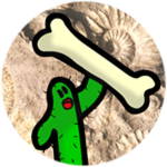Fossil cactus