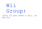 Wii Group/Wi-fi Group