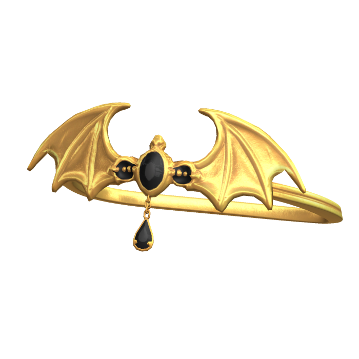 Gold Batwing Arm Bracelet (R)