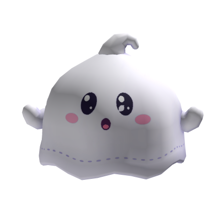 Peekaboo Ghost Drape Hat