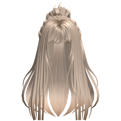 Blonde Half-Up Hair