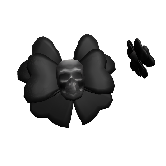 Goth Skull Hair Bows