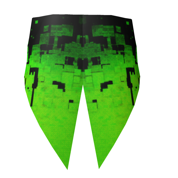 👾 Green 1x1x1x1 themed Glitch tailcoat [2.0]