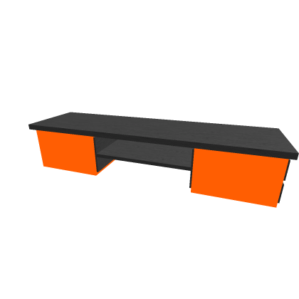 orange modern LED table