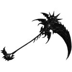 Black Goth Vampire Scythe [PBR]