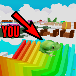 Obby but you are a Frog.