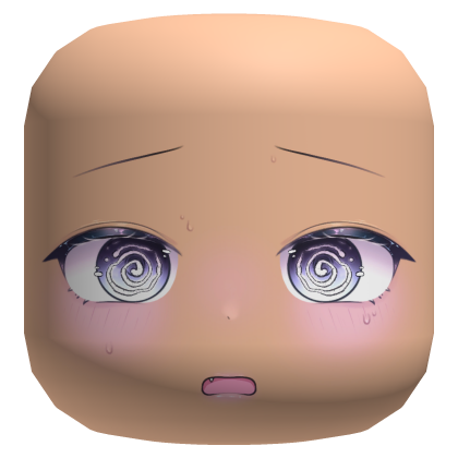 Stressed Dizzy Chibi Face Roblox item
