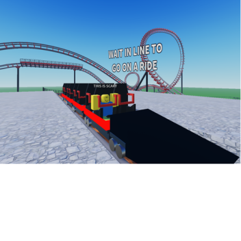 WAIT IN LINE TO GO ON A RIDE