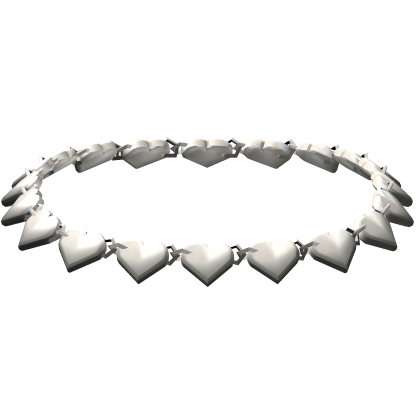 Y2K Chrome Heart Necklace (3.0)