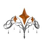 Orange Starry Tiara