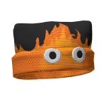 Flaming White Eyes  Beanie [Black]